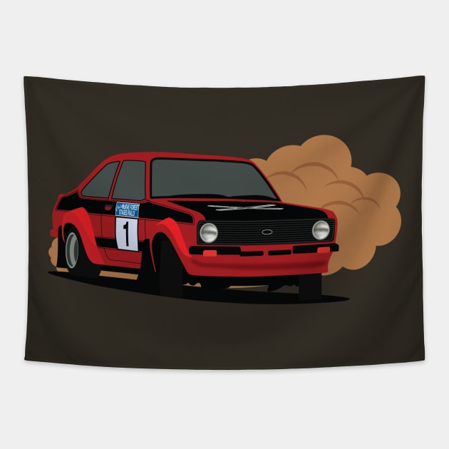 Escort MK2 Tapestry by AutomotiveArt