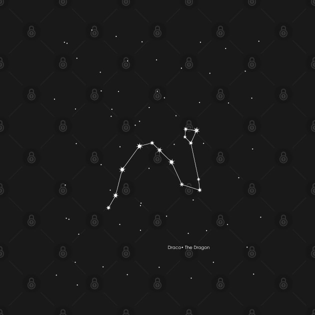 Draco Constellation by Print Stop Studio