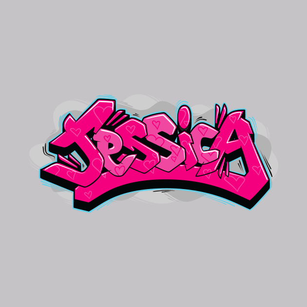 Jessica graffiti name by Your Name Graffiti