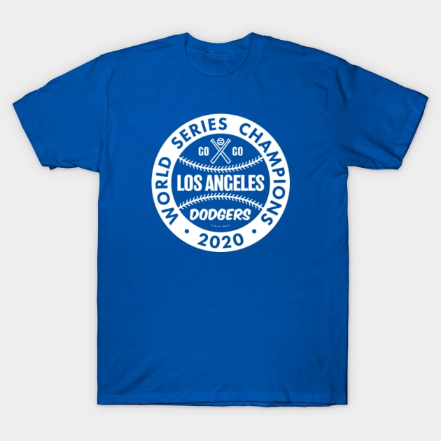 deadmansupplyco Los Angeles Dodgers - 2020 World Series Champions T-Shirt