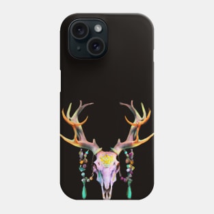 Boho Stag Scull Phone Case