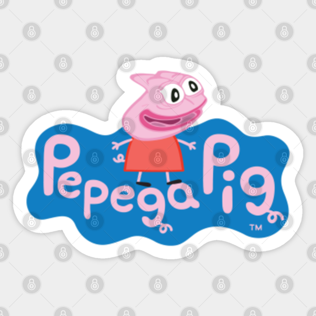 Pepega Pig Meme Design Meme Sticker Aufkleber Teepublic De
