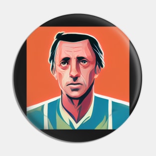 Johan Cruyff | Comics style Pin