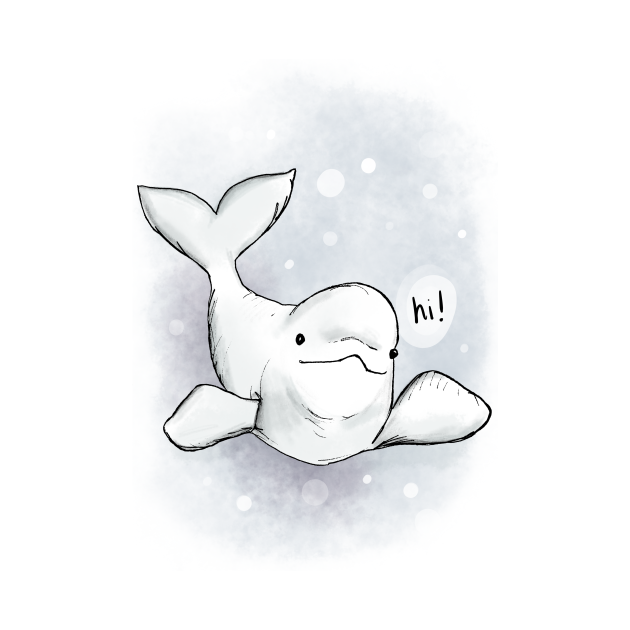 Beluga Greeting - Beluga Whale - Mask | TeePublic