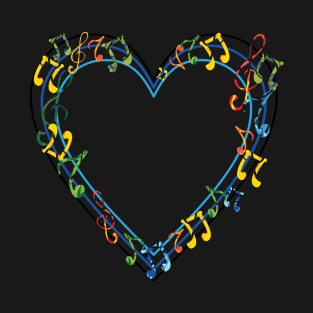 Heart Note - Art Of Music T-Shirt