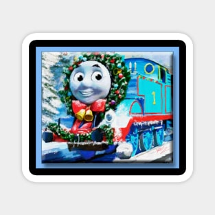 Christmas Thomas the tank engine Magnet