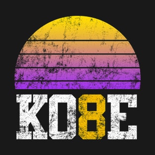 KO8E KOBE Sunset Retro Vintage T-Shirt