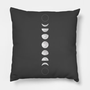 Phases of the Moon - Vertical Pillow