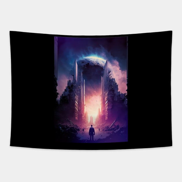 Horizons Tapestry by Asylum Ink