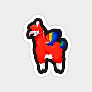 Parrot Llama Magnet