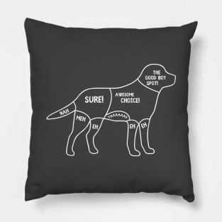 Dog Petting Map Pillow