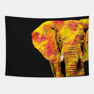 Elephant of Fire Tapestry