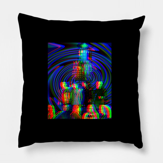 DR WHO computer glitch Pillow by Love My..