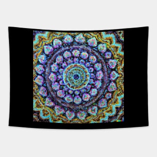 Colourful Mandala design Impressionist painting Tapestry