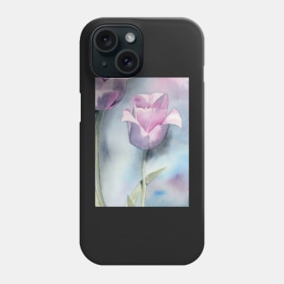 Watercolor Tulip Fine Art Painting1 Phone Case