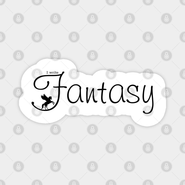 I write Fantasy Magnet by H. R. Sinclair