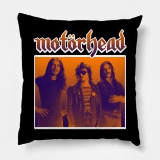 Motorhead Gradient White Pillow