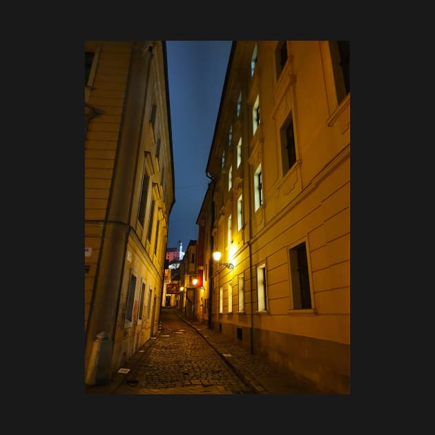 Night streets of Bratislava by Kate-P-