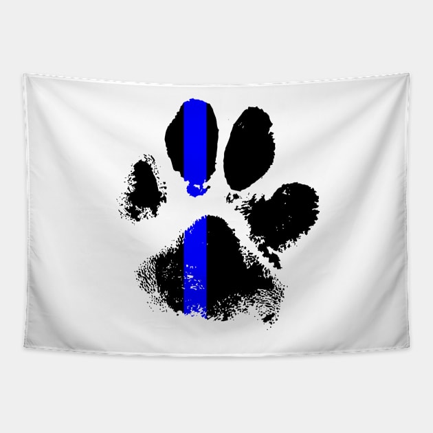 k9 blue line stickers and other products Tapestry by B0red