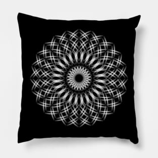 Circle Star White Pillow