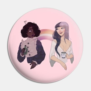 Lesbian Witch Pride Pin