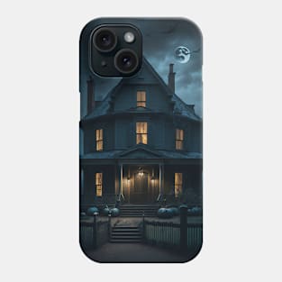 halloween haunted house Phone Case