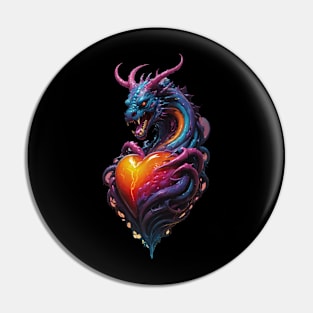 Dragon heart Pin