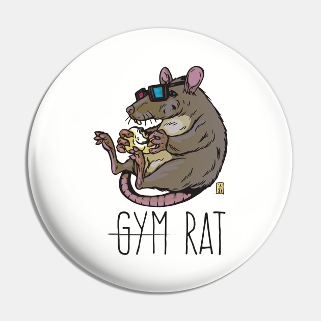 Gym Rat or Nah Pin by Thomcat23