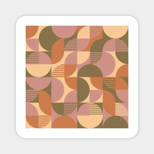 Terracotta Abstract Theme Magnet