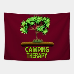 Camping Therapy Tapestry