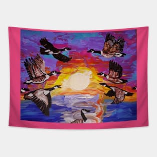 Canada Geese Tapestry