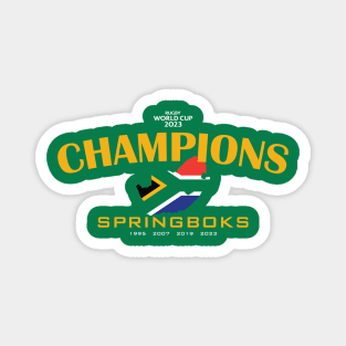 Rugby World Cup Champions 2023 - Springboks Magnet