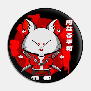 Red Kitsune Pin