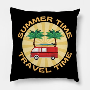 Summer Time Travel Time Pillow