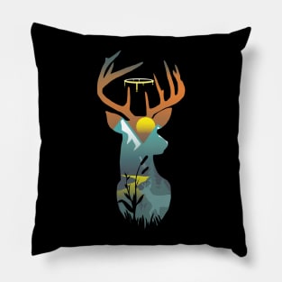 wild deer Pillow