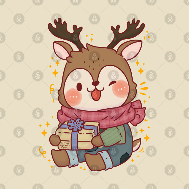 Cute Deer Present by Nas.ArtSpace