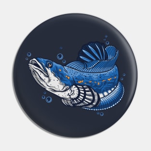 Aquatic Elegance: The Enigmatic Snakehead Fish Pin