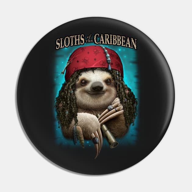 SLOTHS OF THE CARIBBEAN Pin by ADAMLAWLESS