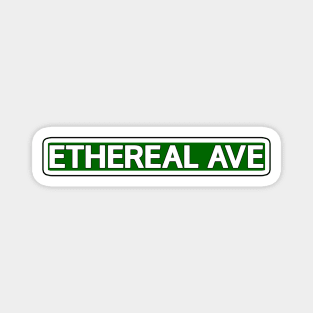 Ethereal Ave Street Sign Magnet