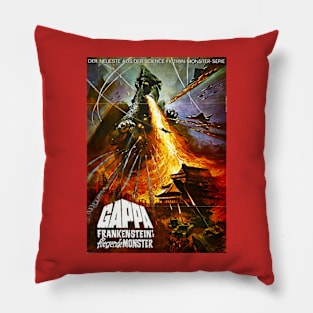 Classic Kaiju Movie Poster - Gappa Pillow