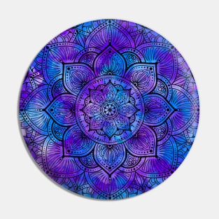 Galaxy Mandala Pin