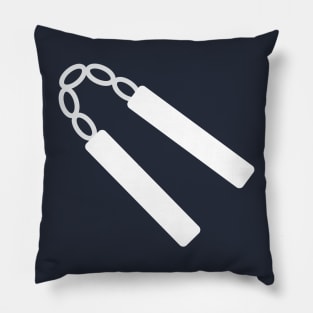 Nunchuks! The weapon of a true martial arts warrior! Pillow