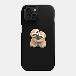 Sloth Lover Cute Couple Matching Phone Case