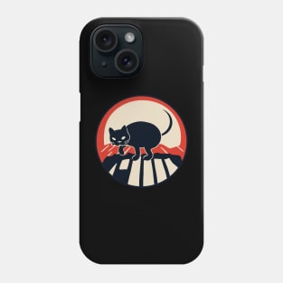 Spooky cat lurks Phone Case