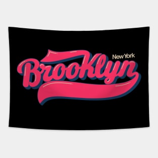 New York Brooklyn, Brooklyn Schriftzug, Brooklyn Logo Tapestry