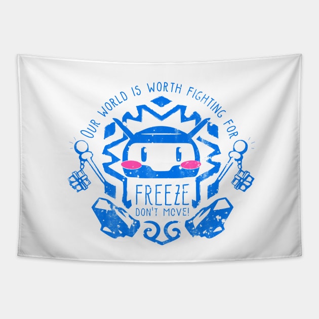 Freeze! don't move! Tapestry by warningpoodle