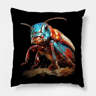 Patriotic Cockroach Pillow