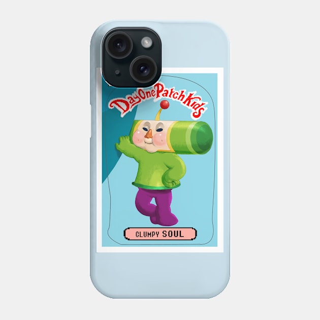 Day One Patch Kids 014 ( Clumpy SOUL ) Phone Case by RottenTanuki