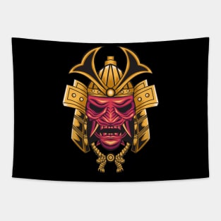 Samurai Assassin Illustration Tapestry