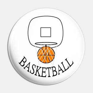 Basketball t-shirt Pin